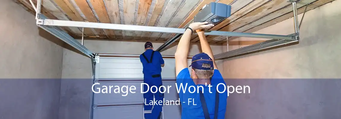 Garage Door Won't Open Lakeland - FL