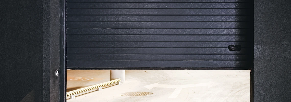 Residential Black Garage Door Installation in Lakeland, FL